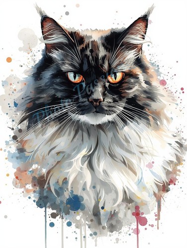 Photo bicolor maine coon - bicolor,